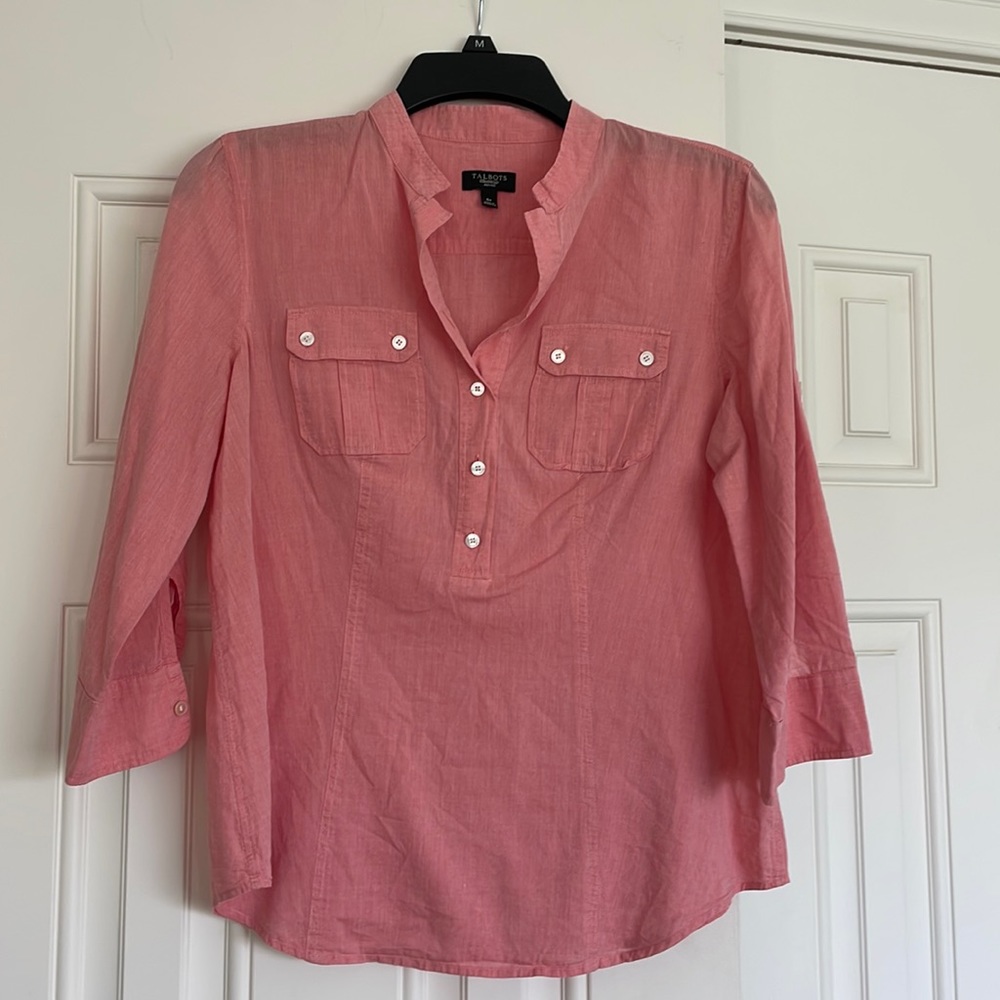 Talbots Short Sleeve Blouse size 6P